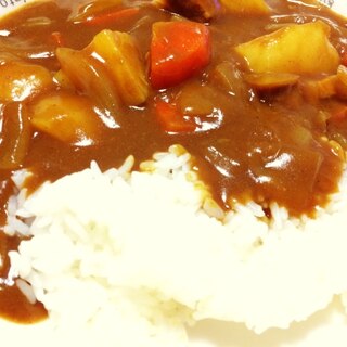 隠し味を加えたうちのカレー♪